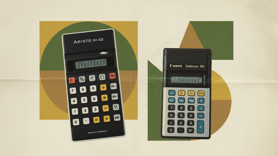Два винтажных калькулятора: Aristo M42 и Canon Palmtronic 8M. Что это за устройства? - 1 Два винтажных калькулятора: Aristo M42 и Canon Palmtronic 8M. Что это за устройства? - 1