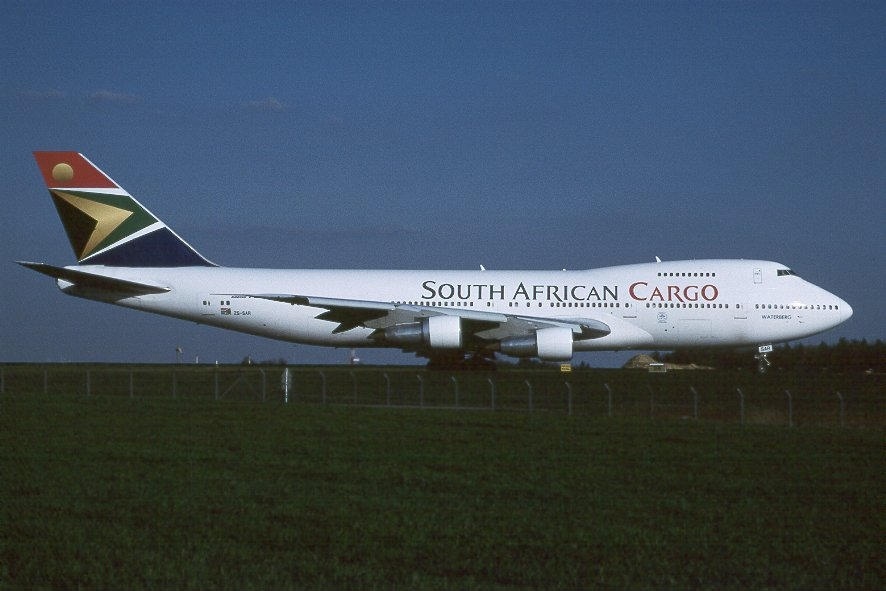 Разбившийся самолёт в 1998 году (в период эксплуатации в SAA Cargo)  