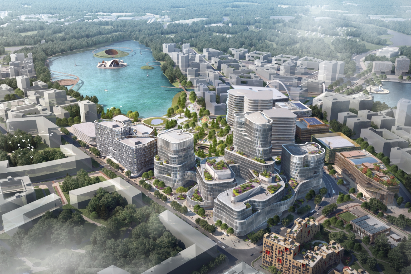 «СберСити» в Рублёво-Архангельском — многофункциональный жилой и деловой район