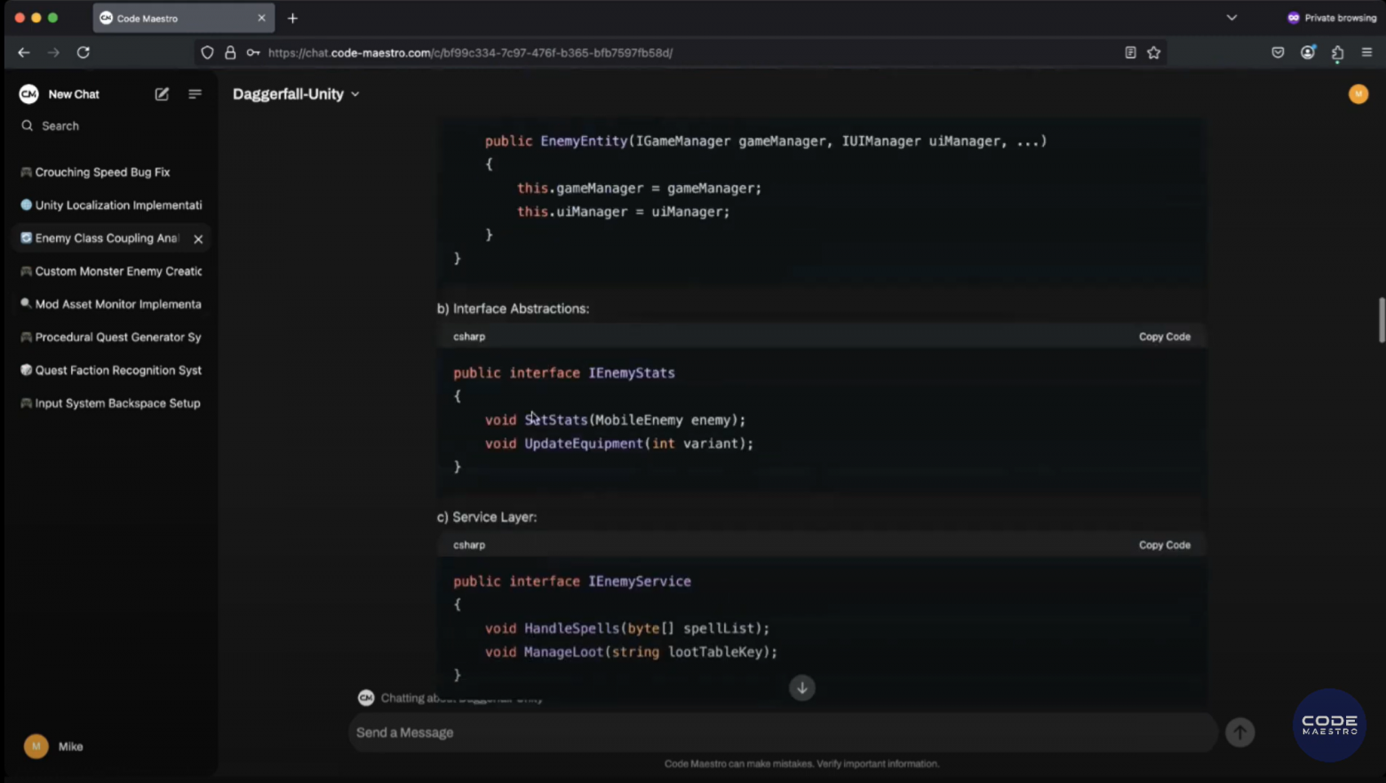 Ещё один AI инструмент для Unity: «распаковка» Code Maestro - 2