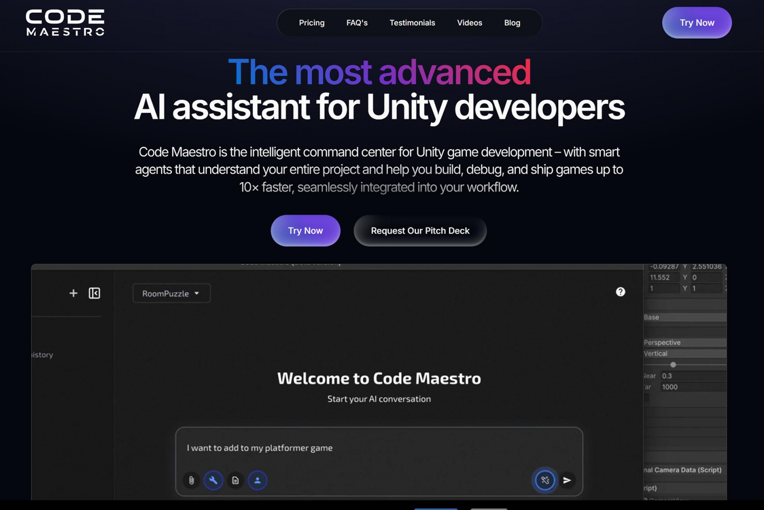 Ещё один AI инструмент для Unity: «распаковка» Code Maestro - 1