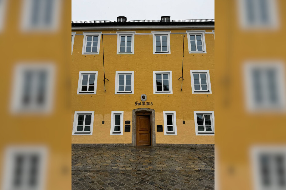 Rathaus (ратуша, мэрия) городка Bad Tölz, в котором мы провели первые 2 месяца