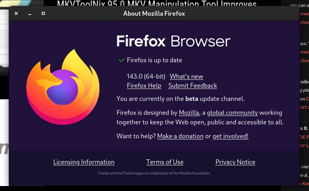 Вышел Firefox 143.0 - 1