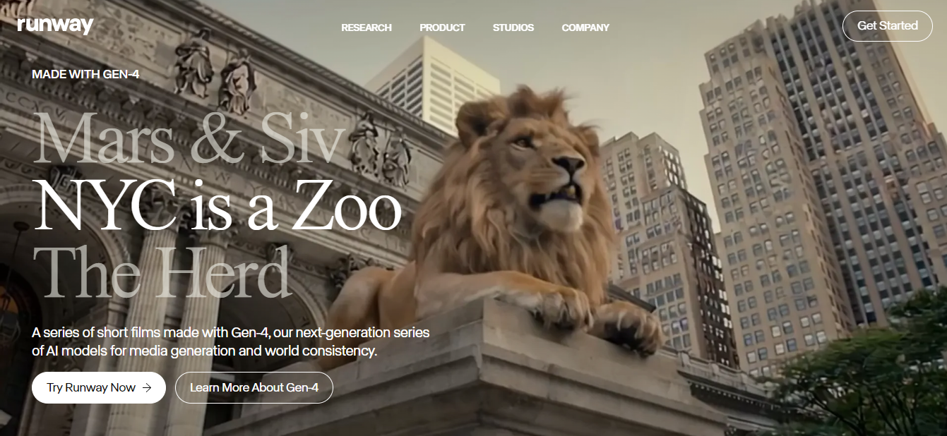 Интерфейс Runway