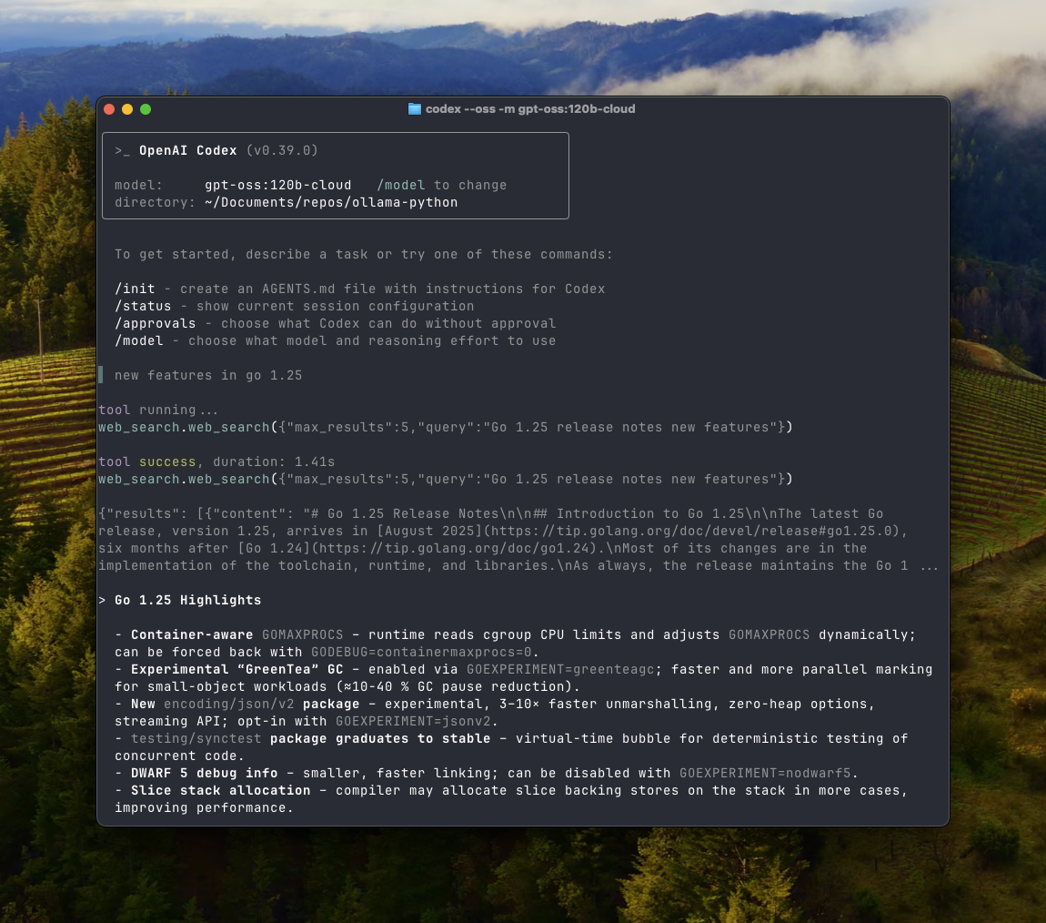 В Ollama добавили API веб-поиска - 2