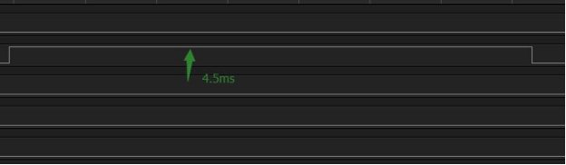 Форма волны начальной несущей кадра передачи