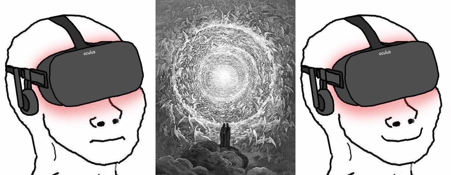 Можно ли передать в виртуальной реальности Ад или Рай Данте Алигьери?