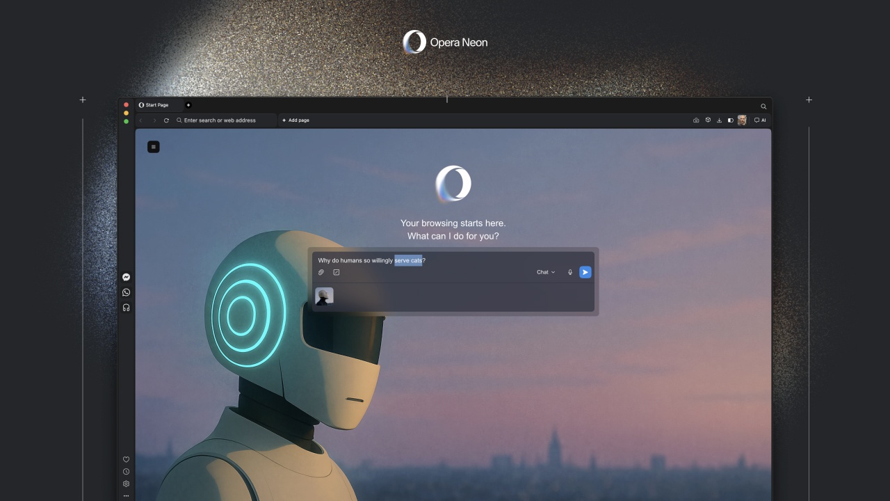 Opera выпустила ИИ-браузер Neon с подпиской за 20 долларов в месяц - 2