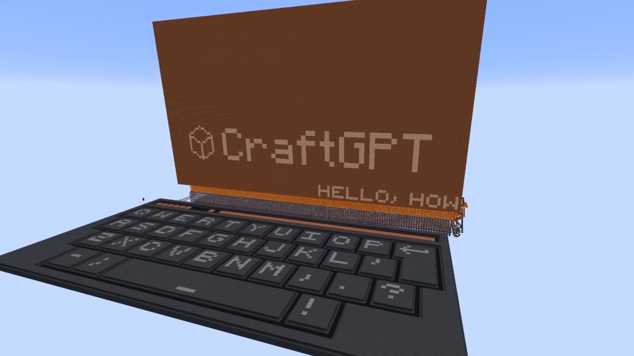 Геймер построил языковую модель с 5 млн параметров в Minecraft - 1 Геймер построил языковую модель с 5 млн параметров в Minecraft - 1