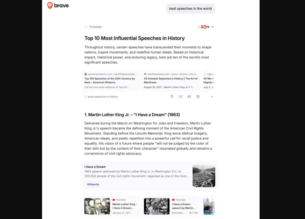 В Brave доработали ИИ-поиск - 1