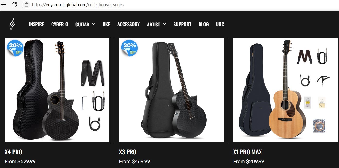 Enya Inspire — умная углепластиковая электрогитара для гиков - 13 Enya Inspire — умная углепластиковая электрогитара для гиков - 13