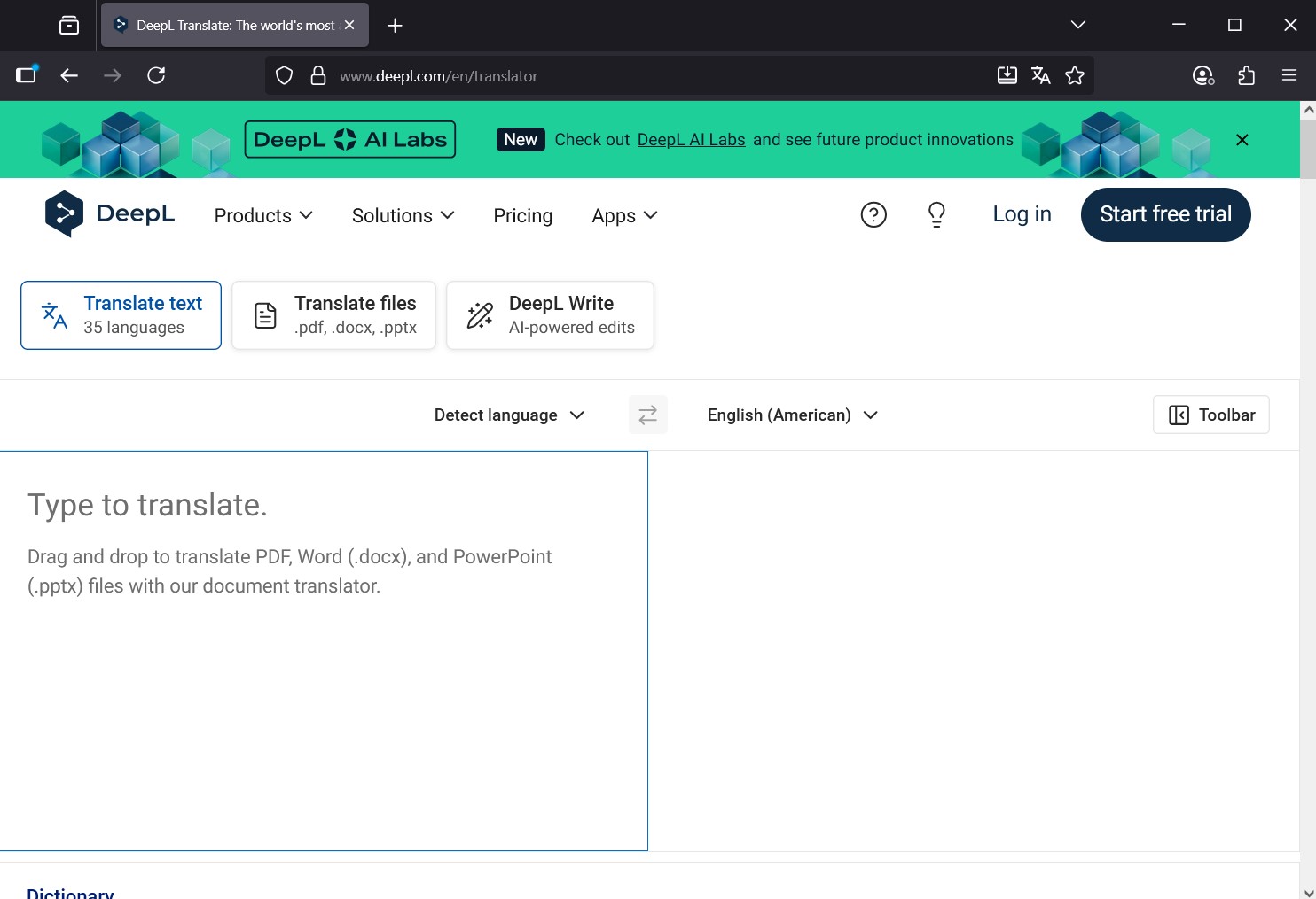 DeepL обеспечивает точные переводы, позволяя зарабатывать на услугах перевода текстов, сайтов или документов с ИИ и финальной правкой.