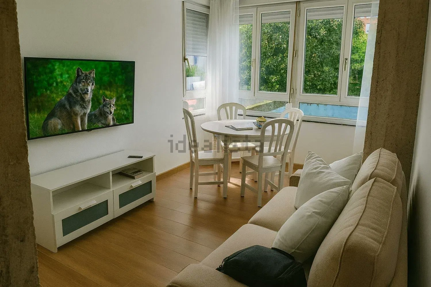 Все отлично. Кроме трехглазого волка на телевизоре