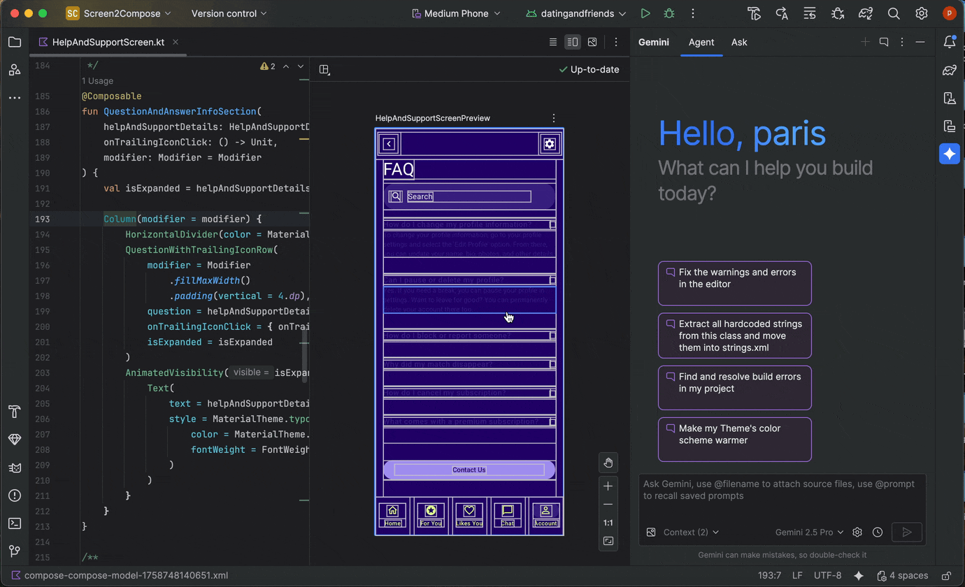 В Android Studio тестируют генерацию интерфейсов по скриншотам с помощью Gemini - 5