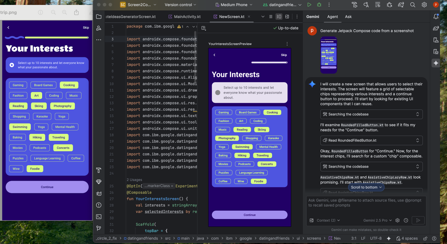 В Android Studio тестируют генерацию интерфейсов по скриншотам с помощью Gemini - 1