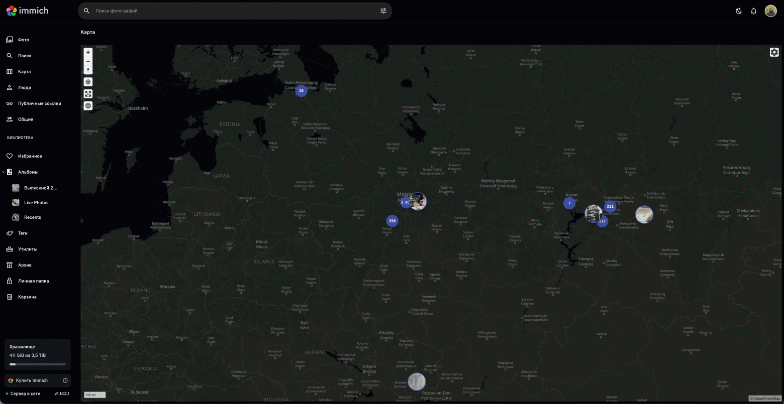 Забудь про облачные подписки! Полный переход с Google Photos на Immich. Мой личный опыт - 6