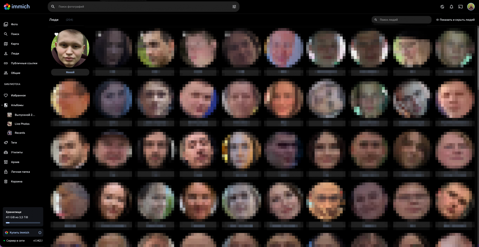 Забудь про облачные подписки! Полный переход с Google Photos на Immich. Мой личный опыт - 8