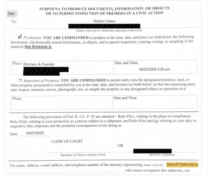 OpenAI отправила полицию к стороннику регулирования ИИ - 1