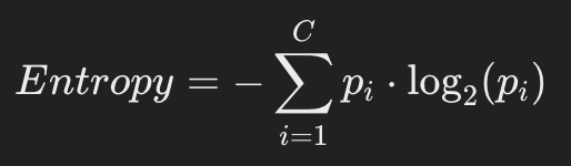 Формула энтропии