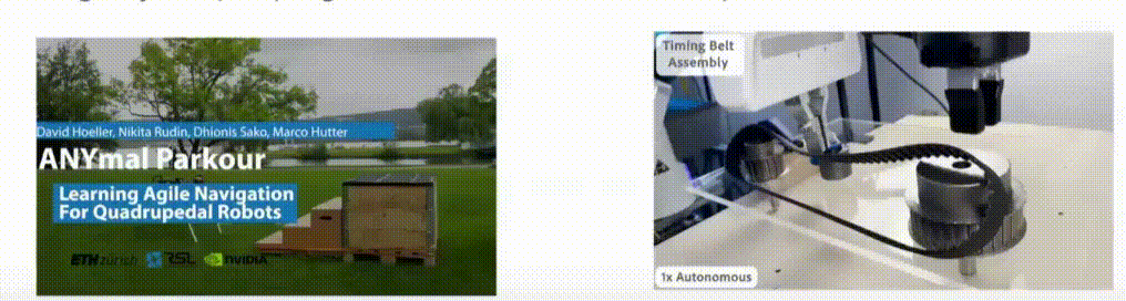  RL in Robotics: Demonstration Scenarios