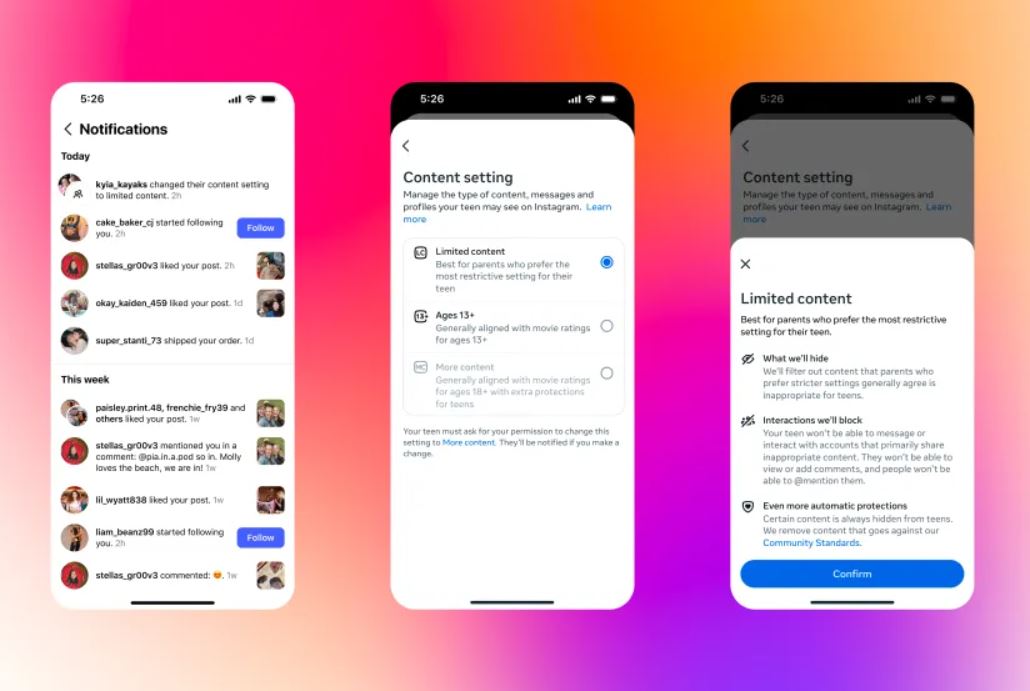 Instagram** по умолчанию будет показывать подросткам контент с рейтингом PG-13 и усилит родительский контроль - 1