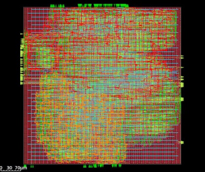 Один из этапов проектирования процессора в Школе синтеза