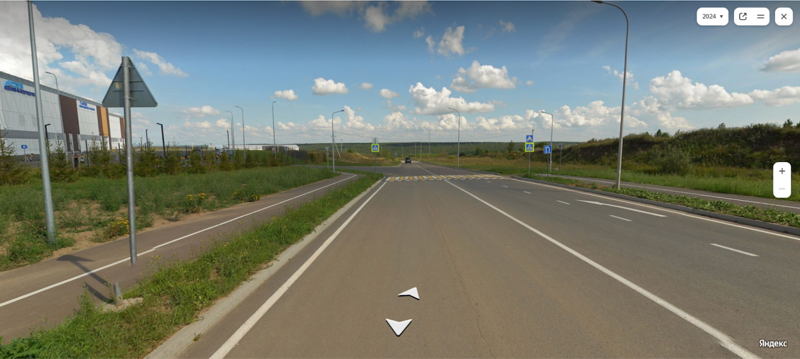 То же место на панораме