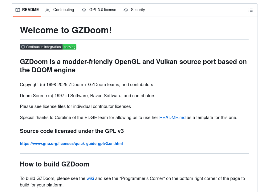 Сообщество разработчиков открытого проекта GZDoom раскололось после того, как создатель добавил код, сгенерированный ИИ - 1
