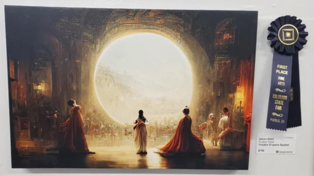 Создатель сгенерированной картины Theatre D'opera Spatial пытается отстоять права на неё - 1