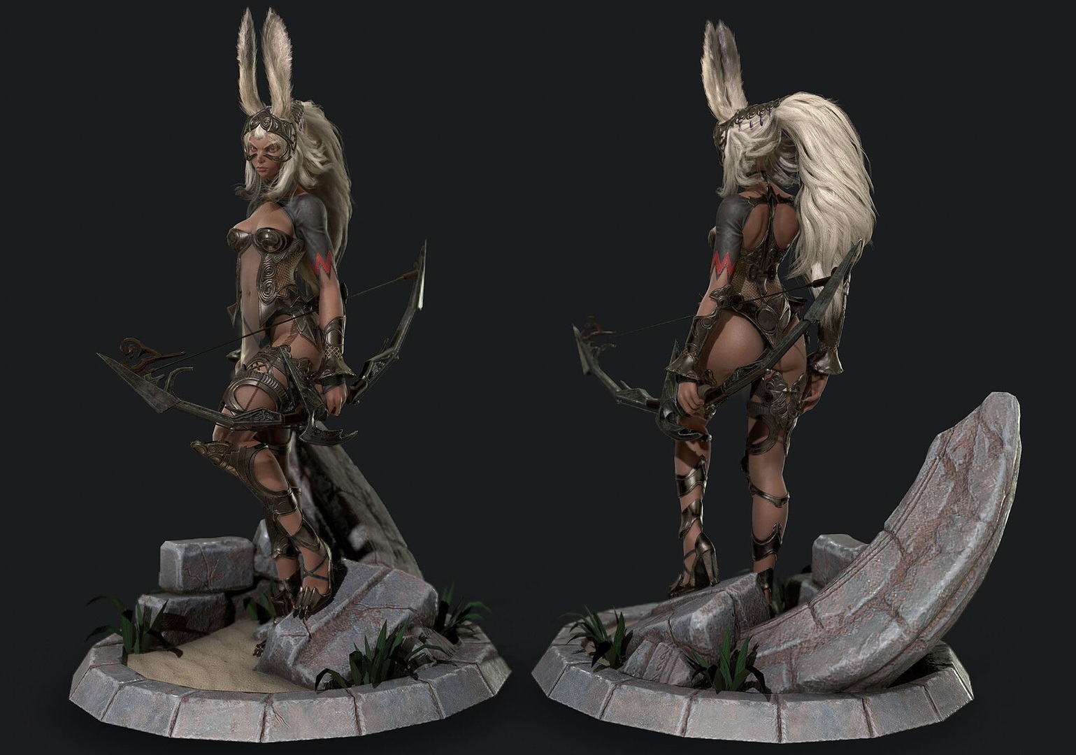  А ещё под вашим управлением окажется вот такая мадам. Что поделать — климат в Ивалисе жаркий, и одежда тут соответствующая 😏