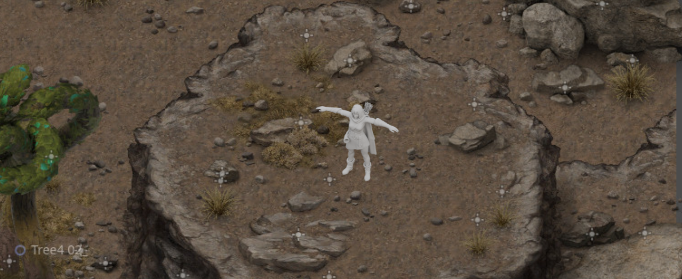 Рис 11. Смотр угла на террейне. Подходит? Или ошиблись с расчетами?