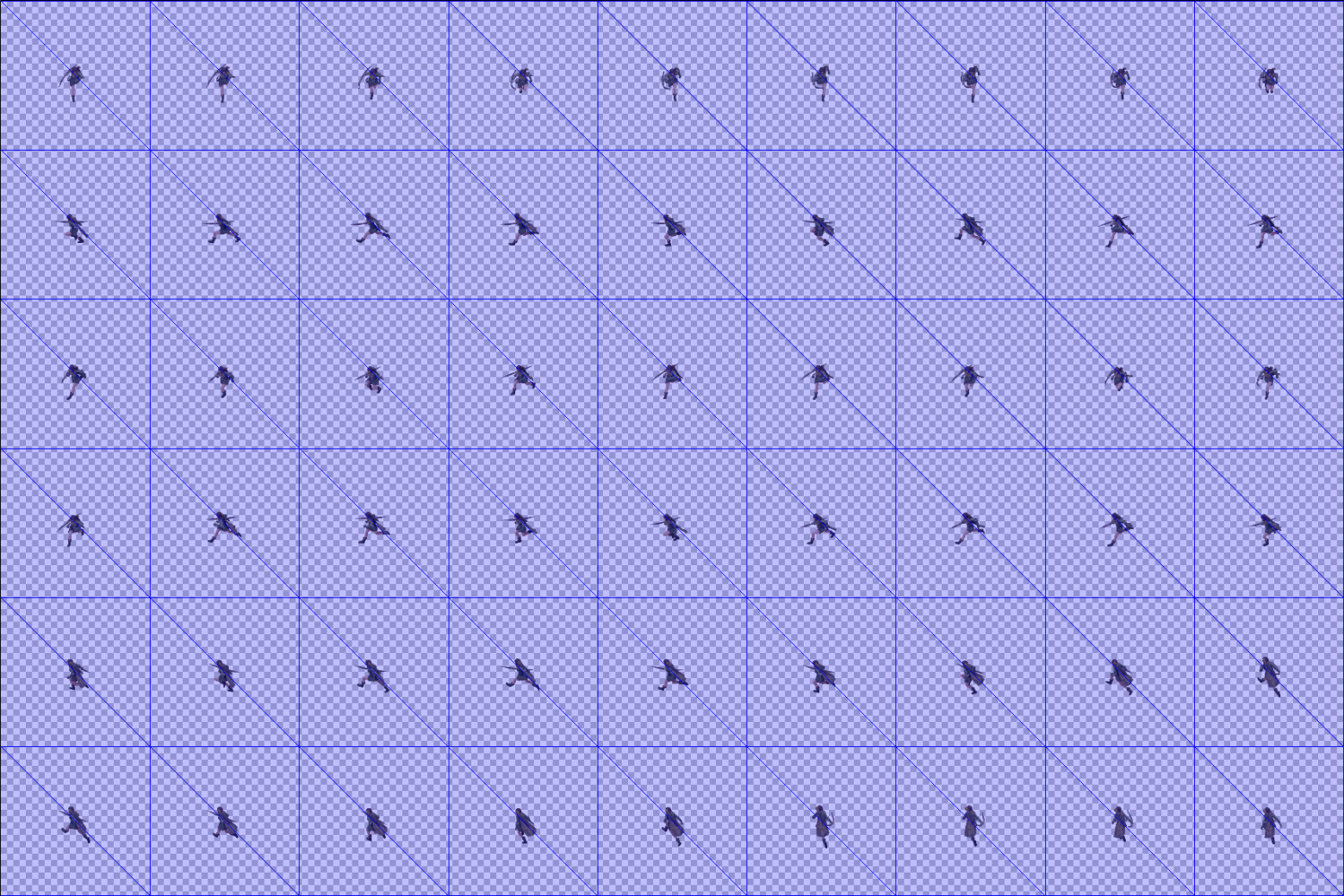 Рис 15. Базовая укладка квадратами