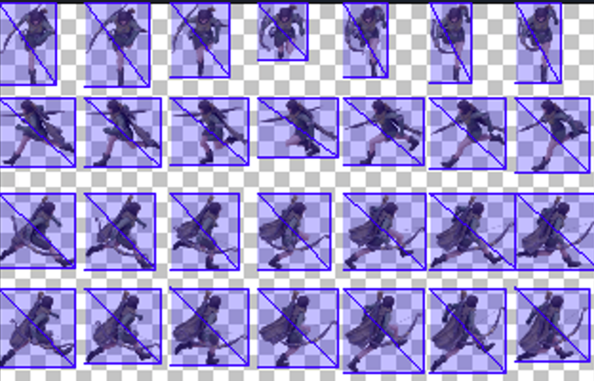 Рис 16. Сетка обрезанных прямоугольников