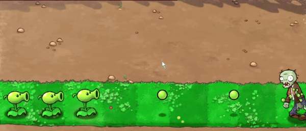 Рис 6. Растения оказывают сопротивление озомбевшим девелоперам