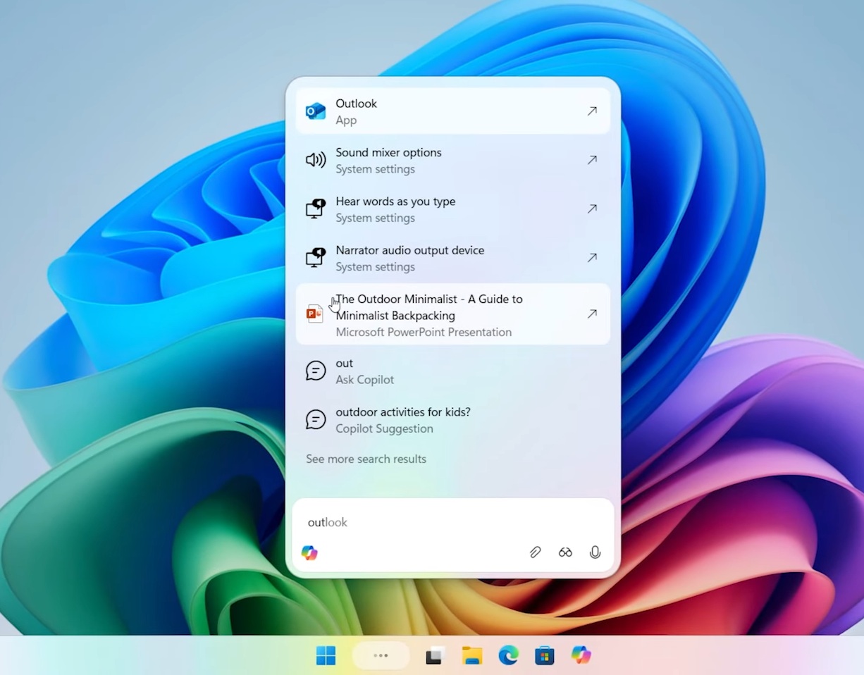 Microsoft передаст функции поиска в Windows 11 Ask Copilot на панели задач - 5