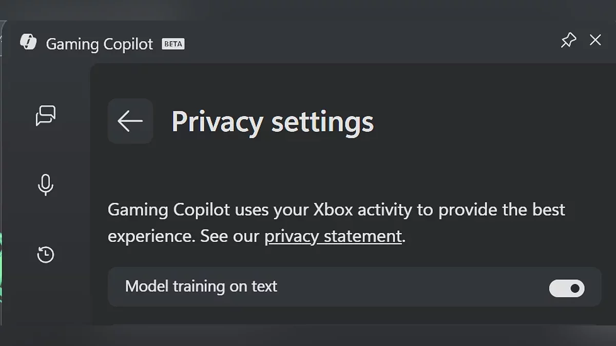 Встроенный в Windows 11 игровой ассистент Gaming Copilot без уведомления собирает информацию об игровом процессе - 1 Встроенный в Windows 11 игровой ассистент Gaming Copilot без уведомления собирает информацию об игровом процессе - 1