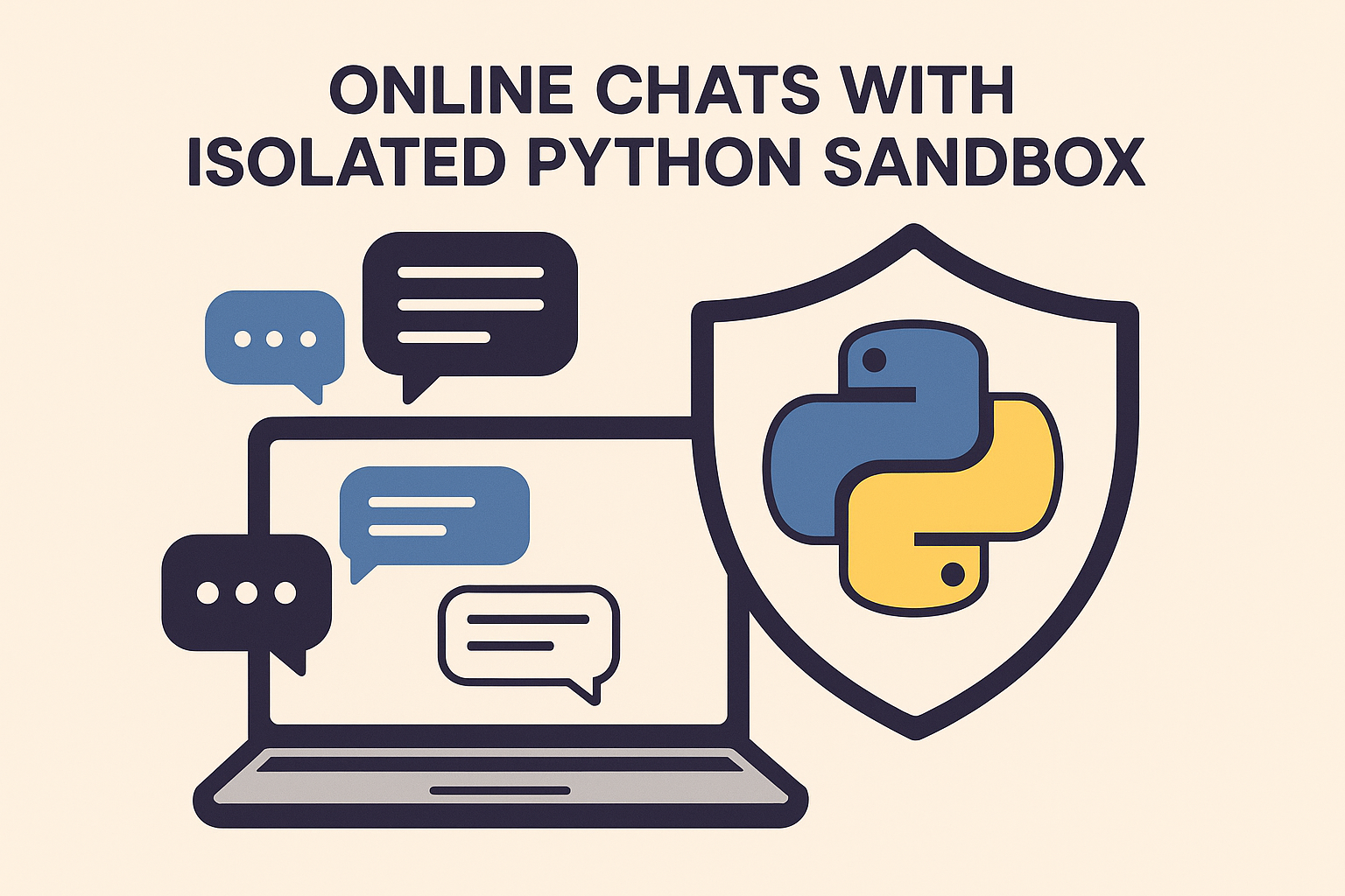 Онлайн-чаты с изолированной Python-песочницей