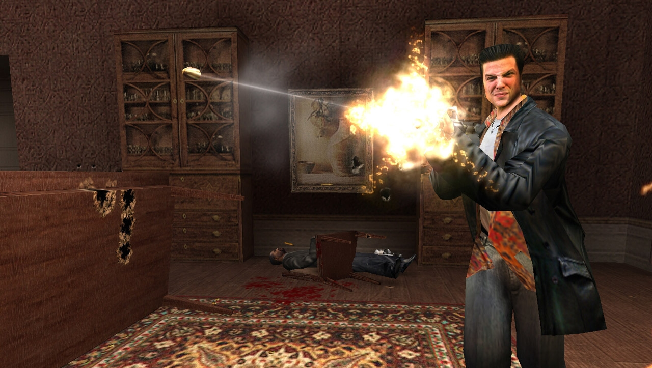 Большая часть текстур в игре Max Payne — буквально фотографии ткани, предметов, оружия, одежды. И, конечно же, знаменитое лицо разработчика у главного героя.