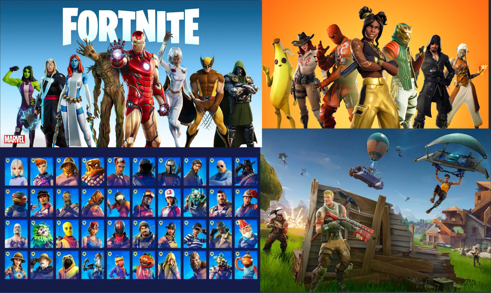 Спросите меня, какие скины и персонажи есть в Fortnite и я скажу: все. Потому что рано или поздно туда перекочуют абсолютно все известные рожи. Там уже есть Чужой, Кратос и маньяк из “Пятница, 13-е”. Ну и герои Марвел, конечно.