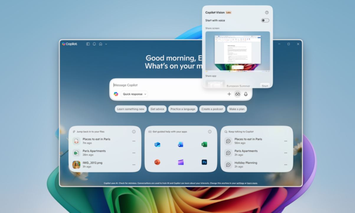 Copilot Vision в Windows теперь можно использовать с текстовым вводом - 1