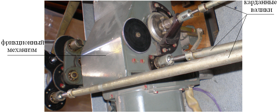 Внешний вид механизма привода партитуры