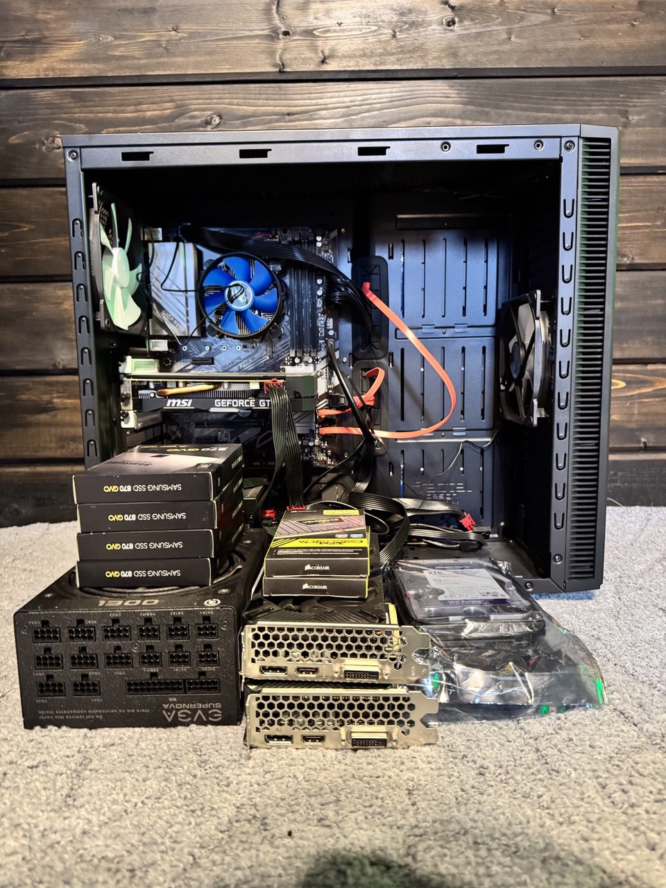 Комплектующие для ИИ сервера  