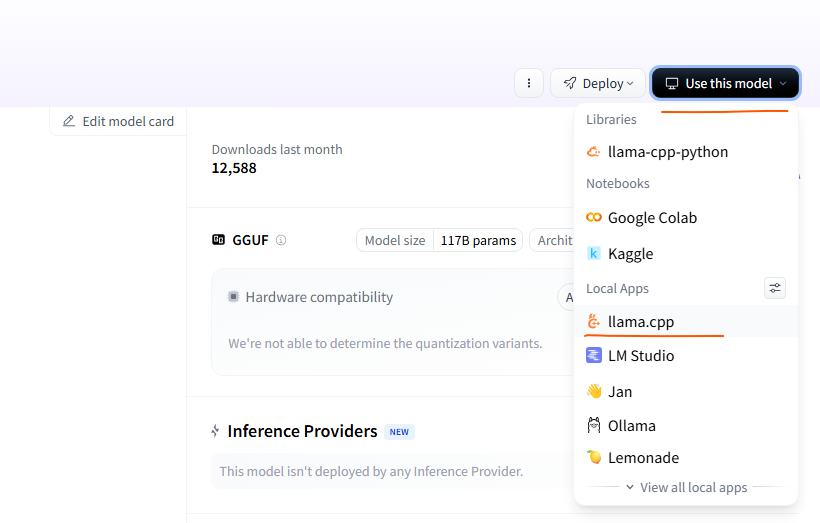 Запускаем GPT-OSS-120B на 6 Гб GPU и ускоряем до 30 t-s. Вам нужна RAM, а не VRAM. Параметр -cmoe для ускорения MoE LLM - 11 Запускаем GPT-OSS-120B на 6 Гб GPU и ускоряем до 30 t-s. Вам нужна RAM, а не VRAM. Параметр -cmoe для ускорения MoE LLM - 11