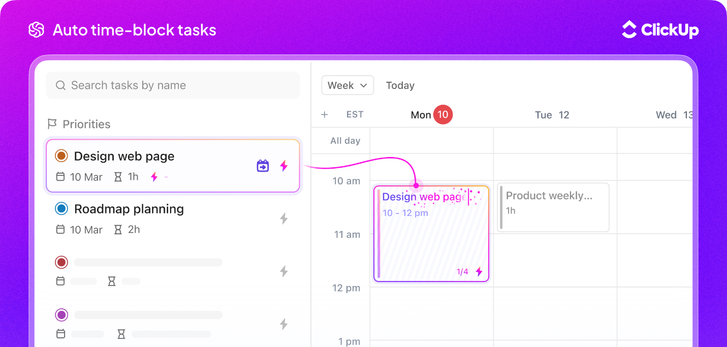 Календарь и расстановка приоритетов