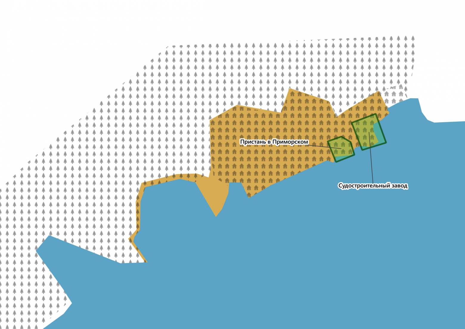 Затопленный район