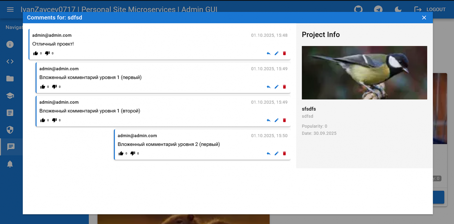 Адский эксперимент: личный сайт на нищих микросервисах - 6