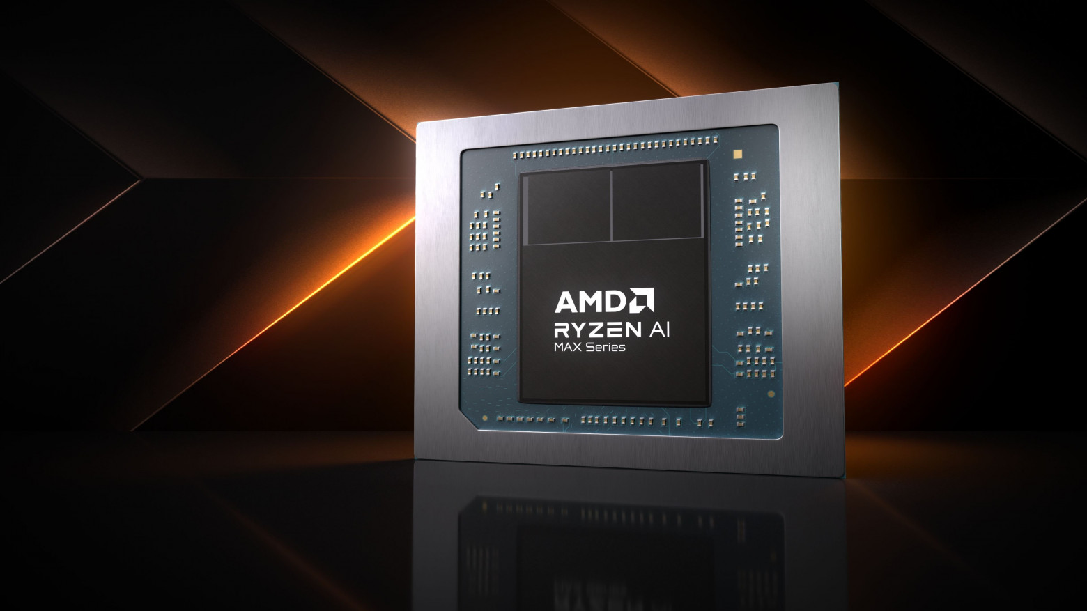 Рис. 4. Чип RYZEN AI MAX+ 395.
