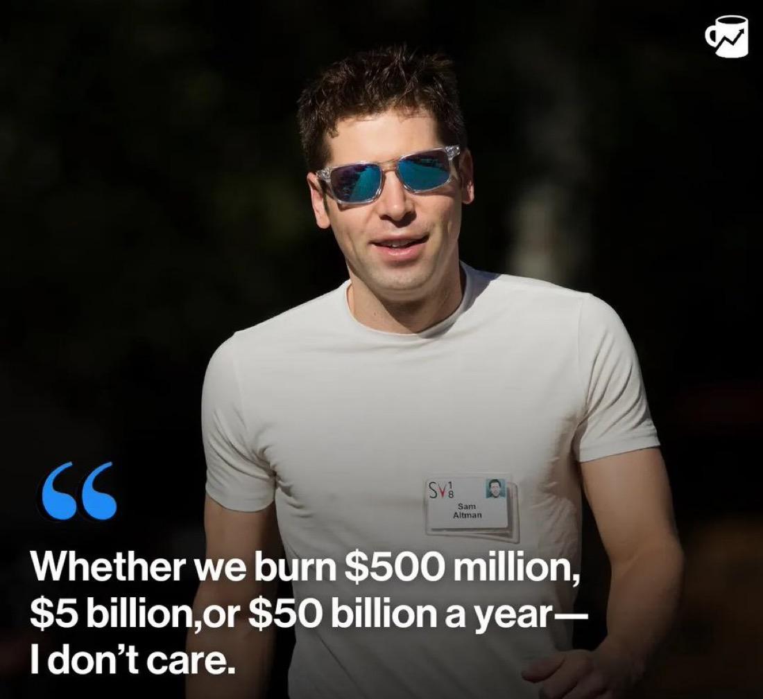 Сжигаем ли мы 500 миллионов, 5 миллиардов или 50 миллиардов в год - мне плевать