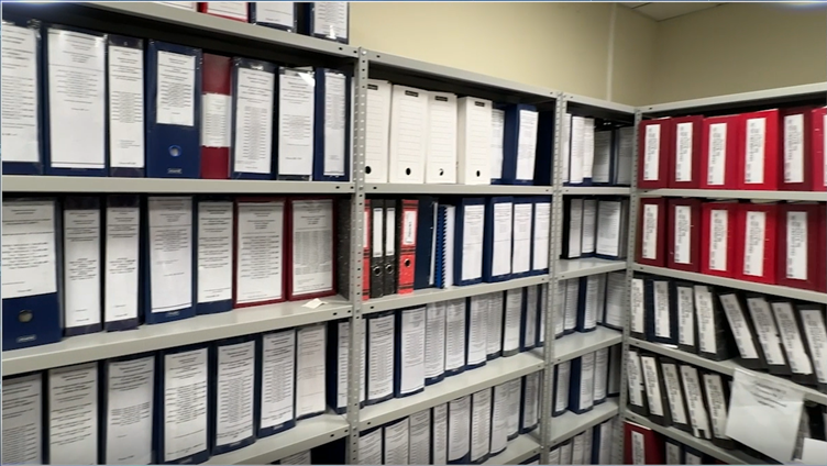 Небольшая часть реального архива с исполнительной документацией