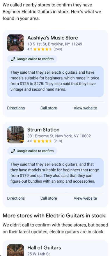 Google позволит пользователям звонить в магазины и просматривать товары с помощью ИИ - 3